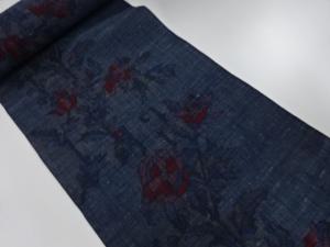 アンティーク　正絹　紬　着尺反物